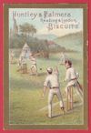 Original Huntley & Palmers Trade Card, 1878: Cricket