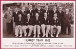 Cricket postcard - Surrey CCC 1952