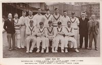Cricket postcard - Surrey CCC 1947