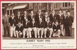 Cricket postcard - Surrey CCC 1955