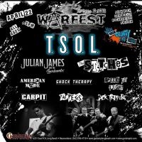 WARFEST w/ TSOL, The Stitches, Julian James