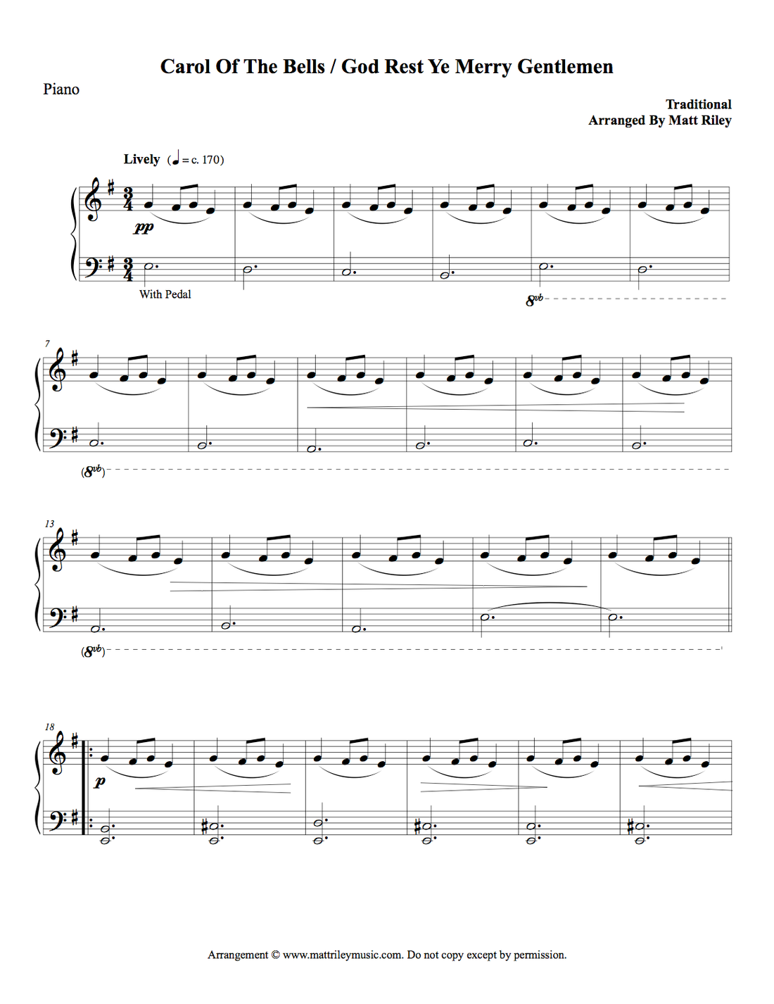 Piano Page 1 Preview
