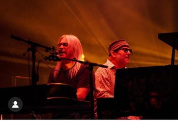 Sitting-in with golfing buddy, Jeff Chimenti and Bob Weir's Wolf Bros.  Portchester, NY.  Feb 2023
