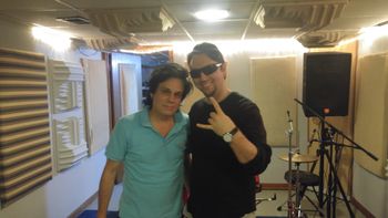 w/ Gregg Potter @ Sonic Palace Recording (2016)
