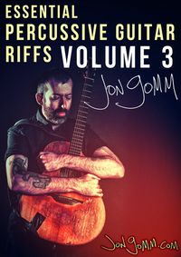 NEW! Essential Percussive Guitar Riffs VOLUME 3 - Downloadable video and tab