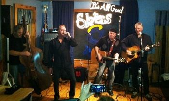 With Blues Legend James Montgomery and Bruce Marshall at Slater's, Bolton, MA

