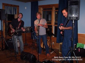 Performing at Slater's, Bolton, MA
