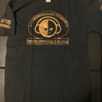 Men's Underground Celebrity Black T-Shirt/Gold Letters