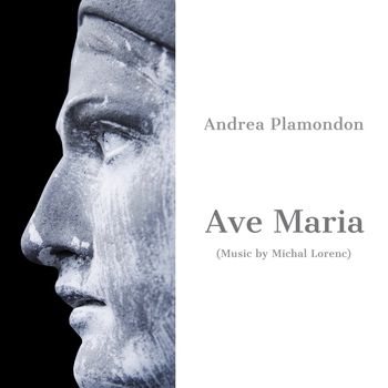 Andrea Plamondon album cover for "Ave Maria."
