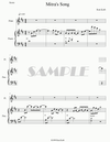Mitra's Song Sheet Music (for Flute and Piano)