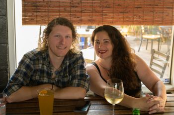 Melinda Joy & Jason Hendrix - Photo by Patrick Larson, Knomad Bar, Austin, TX
