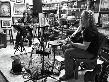 Performing Live with Randy Langford & Jason Hendrix at Tenuta Bianco Wine Bar in Blanco, Texas
