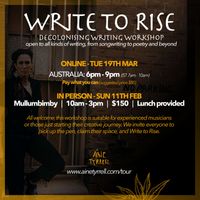 WRITE TO RISE - ONLINE - Decolonising Writing Workshop for AUS