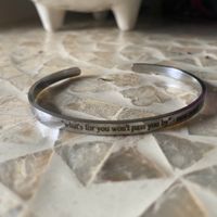 "What's For You Won't Pass You By" Bracelet
