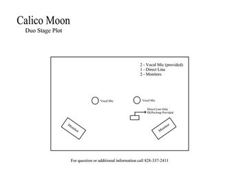 Calico Moon Duo Stage Plot
