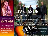 Live Issue in Concert with Special Guest, Kate Weir