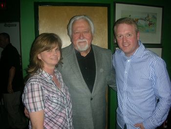 With Opry band leader Jimmy Capps and his wife Michelle.
