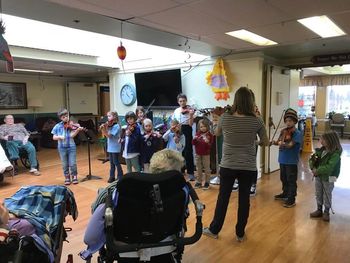 Students Play at the Pioneer Home 2019
