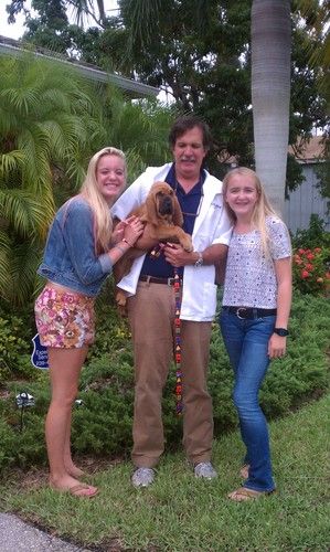 Ladybird and her new family in Florida! 9/25/12
