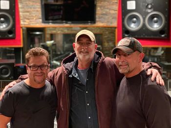 Brent Mason, Rod Riley and JM after working on "Deepest Blue"
