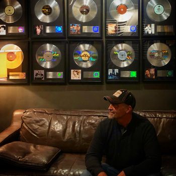 Wall of Fame at Ocean Way Studios, Music Row Nashville before tracking "I Can't Stop You"
