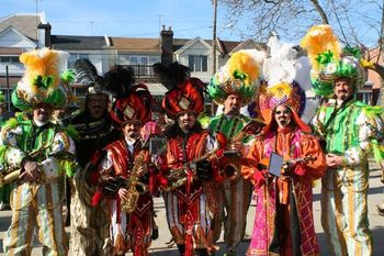 The Tri-county Gang - January 1, 2011. Front Row, L-R: Joe Forziati,Bill Truluck, Me, Jenn Lusch, Frank Lusch, Karen Kessler, Bob Cicero. Mummers Day Parade, January 1, 2012.