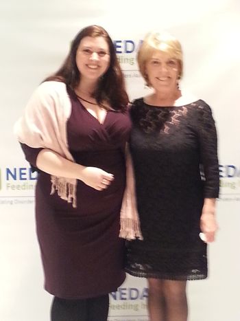 NEDA CEO Lynn Grefe RYB Founder & Executive Director, Stacey. 2014 NEDA Benefit
