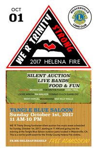 Trinity Strong Fire Relief Benefit