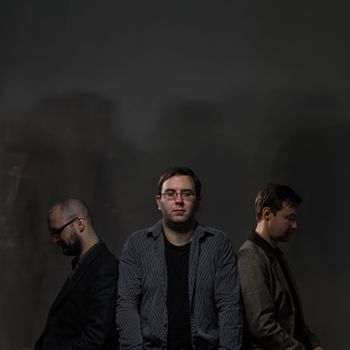 The WEB Trio in 2013, left to right: Carter Bales, Michael Eaton, Rus Wimbish.  Photo by Dani Gros.
