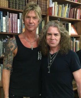 Jay Conroy with Duff McKagan from Guns N' Roses
