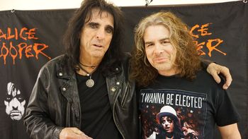 Jay with Alice Cooper
