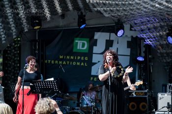 On stage w/ MRS JONES @ TD INternational Winnipeg Jazz Fest
