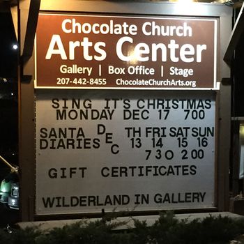 Chocolate Church Arts Center announced the show
