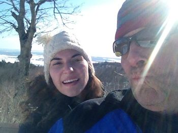 My daughter and I XC Skiing this winter
