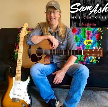Teaching guitar at Sam Ash Music Nashville :)
