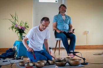 Soundbath in Retreat with Paul Hurcumb, Borntorpet Sweden 2016. Photo: Katarina Raft
