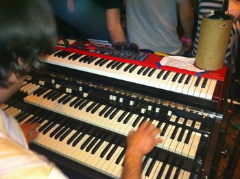 On my Hammond Store Chop and Nord with PO BOYZ Middle East Club - 2011
