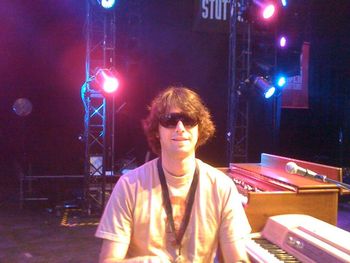 Sound check on my Motif - Stuttgart DE 2009
