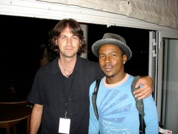 with Roy Hargrove in Nice, France
