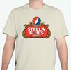 Stella Blue's Band Cream  short sleeve T-shirt 