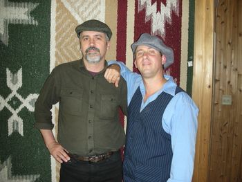At Surround in Sound Studios in Milwaukee, WI with Local Musician and dear friend Will Branch. Will has been a long time friend, editor and sometime music making cohort. He is also one of the finest children's entertainers in the country.