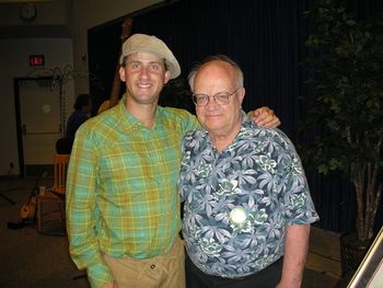 Lil Rev & Lyle Ritz at The 2008 Portland Ukulele festival. Lyle was inducted into the Ukulele Hall of Fame and the real highlight for me was inviting him to play a few tunes in my set. Lyle is a real pioneer on the ukulele and i count him as a major legend.