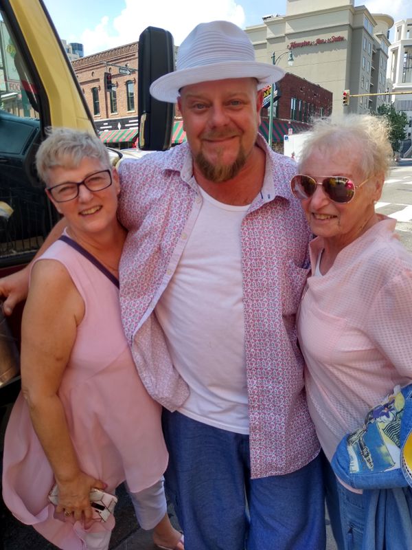 Backbeat Tours affords me the chance to meet fun, fascinating, sweet folks; here I got the chance to celebrate Toni Brantley's Mom's 82nd birthday! www.BackbeatTours.com