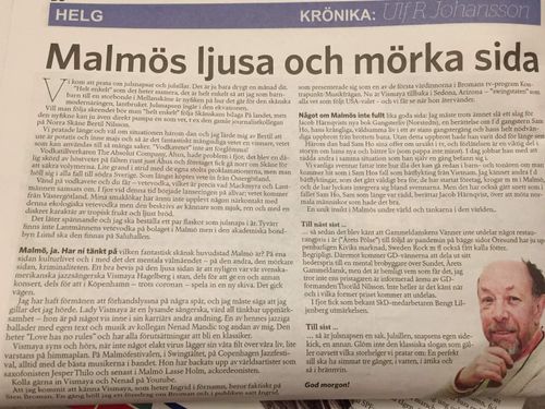 Text in Swedish