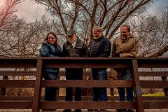 Jean Marie & The Lads - JM's originals, eclectic folk and Americana spiced up with lively Celtic offerings. Colin Paige with Mark Szabo and Jon Potrykus bring their guitars, fiddle, upright bass, bodhran, and dobro to accompany Jean Marie's songs, flute, whistles and concertina!