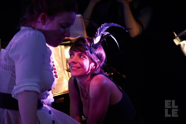 Writer and music director Abby Payne at HERE Arts, August 2015