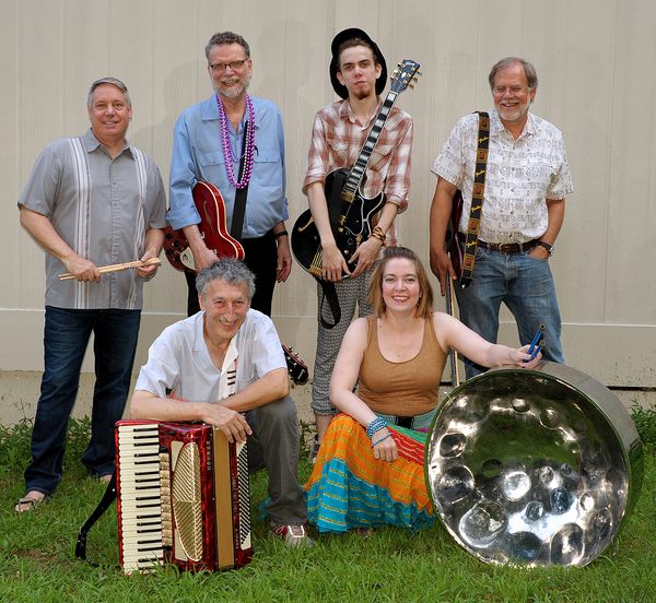 Front: Little Red (Tom Corradino), Carol Arthur / Back: Jon Danforth, Harry Rado, Allen Rado, Dave Petersen