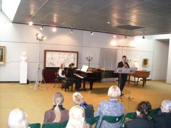 Performing at the Sugrizimai ("comeback") festival, classical recitals, with Eugenija Kupryte, piano. (Lithuania)