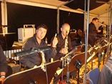 Performing for the Charlie Chaplin silent movie "the circus" with the Symphony orchestra Basel, Switzerland. August 2013