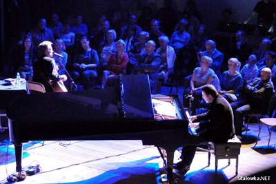 The Nightwatchers performing at the Stawola Wola Opera House Stalowa Wola, Poland, October 12, 2014 Rupert Wates and Bartosz Hadala